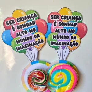 Imagem de capa para o Ebook Lembrancinha Sonhar Alto 🍭
