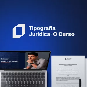Imagem de capa para o Curso online Tipografia Jurídica - O Curso