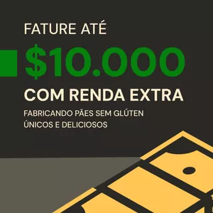 Imagem de capa para o Ebook GUIA DE RENDA EXTRA - Pães sem Glúten