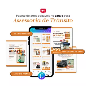Imagem do curso PACK PARA ASSESSORIA DE TRÂNSITO - Criaé Studio