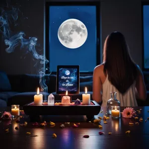 Imagen de portada para Curso online 🌙✨ Bajo la Luz de la Luna – Hechizos de Amor en Cada Fase Lunar ✨🌙