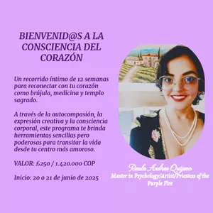Imagen de portada para Curso online 🌺Introducción a la 'Consciencia del Corazón' para principiantes 🌺