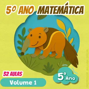 Imagem de capa para o Curso online 5º Ano - Volume 1 - Conteúdo Atualizado
