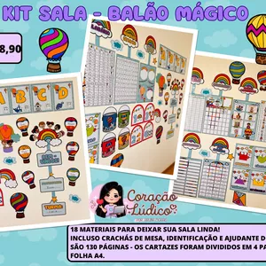Imagem de capa para o Ebook 🌈Kit Sala - Balão Mágico 