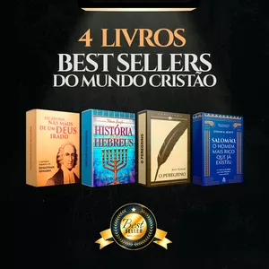 Imagem de capa para o Ebook OS 4 BEST SELLERS DO MUNDO CRISTÃO