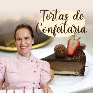 Imagem de capa para o Ebook Apostila Tortas de Confeitaria da Chef Isis