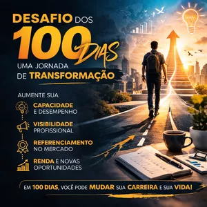 Imagem do curso Desafio dos 100 dias: uma jornada de transformação.