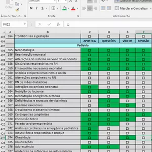 Imagem de capa para o Curso online Planilha de Estudos para Internato e Residência Médica
