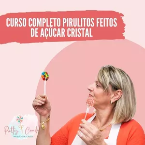 Imagem do curso Curso Completo de Pirulitos Cristal com 30% OFF 