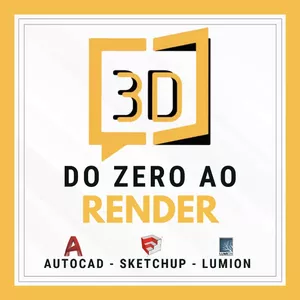 Imagem de capa para o Curso online Do Zero ao Render - How to 3D