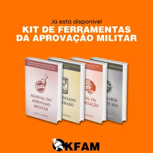 Imagem do curso Kit de Ferramentas da Aprovação Militar - KFAM