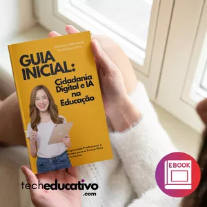 Imagem de capa para o Ebook Cidadania Digital e IA na Educação – Preparando Professores e Alunos para um Futuro Ético e Inclusivo
