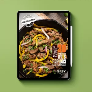 Imagen de portada para Ebook 30 Recetas con res rápidas para tu semana