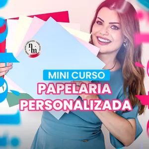 Imagem de capa para o Curso online Mini Curso Papelaria Personalizada - Natália Moura