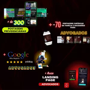 Imagem de capa para o Curso online Pack 4 em 1 para Captação Digital de Clientes para Advogados
