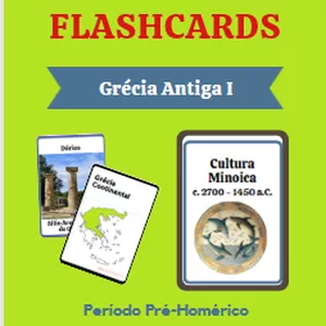 Imagem de capa para o Ebook Flashcards Grécia Antiga I : Pré-Homérico