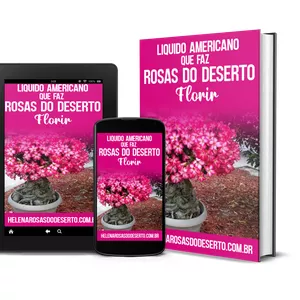 Imagem de capa para o Ebook Receita Liquido Americano que faz Rosas do Deserto florir