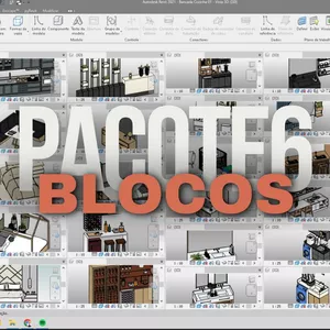 Imagem de capa para o Curso online Pacote 6 Blocos Revit Alta Qualidade