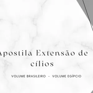Imagem de capa para o Ebook APOSTILA EXTENSÃO DE CÍLIOS INICIANTE