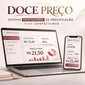 Imagem do curso doce preço - método de precificação eficaz 