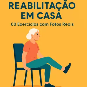 Imagem de capa para o Ebook Manual de Reabilitação em Casa – 60 Exercícios com Fotos Reais