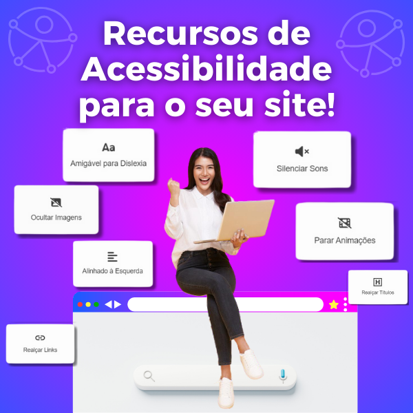 Imagem de 💻 Acessibilizar Digital: Sites Inclusivos ♿️ criado por Erika Felalen na hotmart