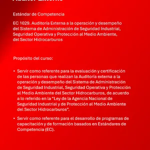 Imagen de portada para Curso online Curso de Auditor Externo 