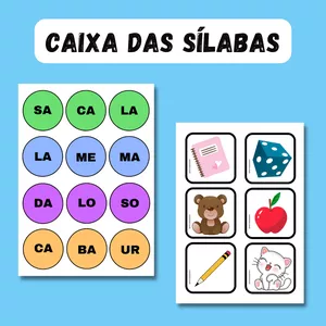 Imagem de capa para o Ebook 📦 Caixa das Sílabas – Jogo Educativo