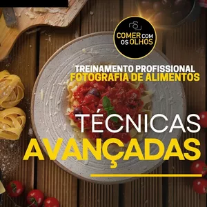 Imagem de capa para o Curso online "COMER COM OS OLHOS" - TÉCNICAS AVANÇADAS PRO