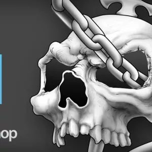 Imagem de capa para o Curso online Monte e Desenhe Estampas e Tatuagens com Photoshop