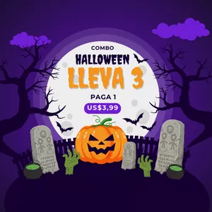Imagen de portada para Ebook Combo Halloween - Libros para Colorear 
