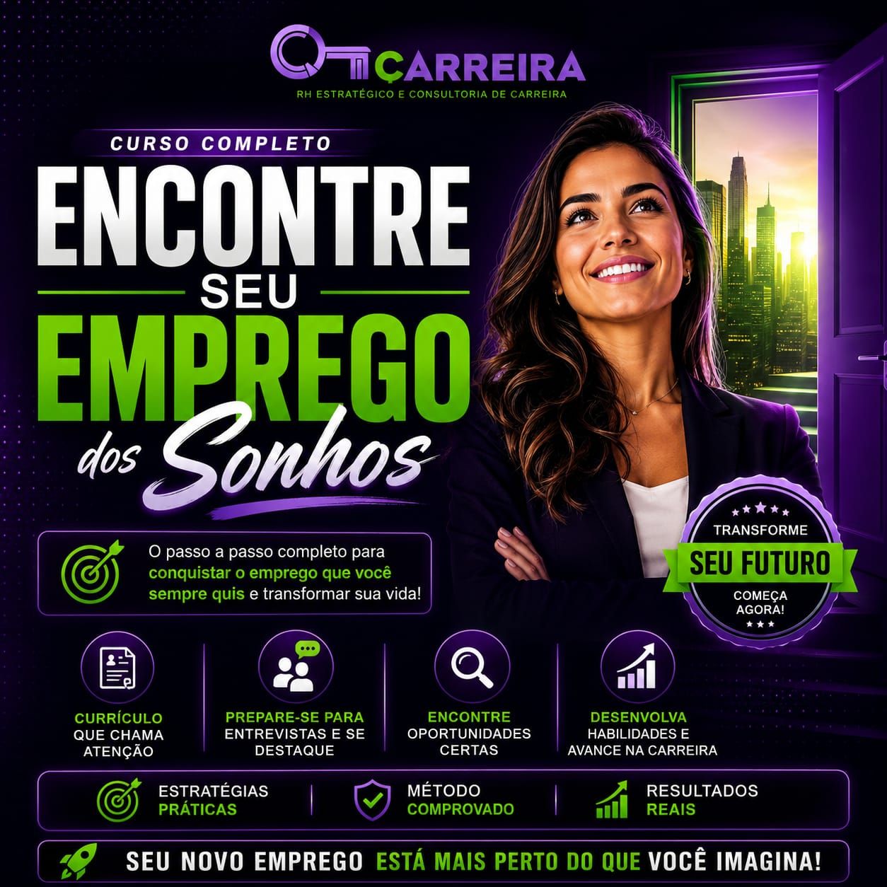 Imagem do curso Encontrando o Emprego dos Sonhos