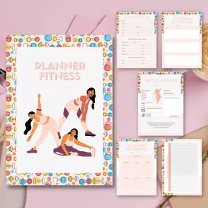 Imagem de capa para o Ebook Planner Fitness (Arte Digital)