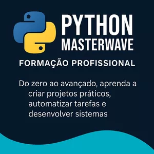 Imagem do curso Python MasterWave – Formação Profissional 