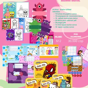 Imagen de portada para Ebook HERMOSO KIT PERSONALIZADO 4 tipos