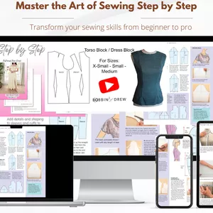 Cover image for Online course Master the Art of Sewing Step by Step
