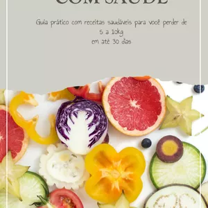 Imagem de capa para o Ebook Emagreça com saúde: aprenda como perder de 5 a 10 quilos em até 30 dias