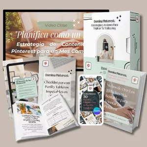 Imagen de portada para Curso online Pinterest Mega Pack: Estrategias de Crecimiento y Monetización