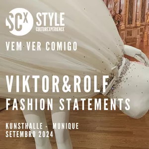 Imagem de capa para o Curso online VEM VER COMIGO - VIKTOR&ROLF: FASHION STATEMENTS (GRAVADO)