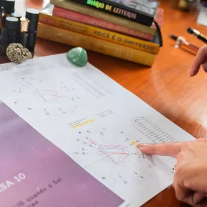 Imagem de capa para o Ebook Astrologia - Calendário da Lua Fora de Curso 2025