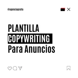 Imagen de portada para Ebook Plantilla CopyWriting para anuncio