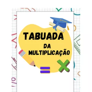 Imagem de capa para o Ebook Tabuada da Multiplicação para imprimir
