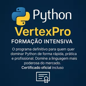 Imagem do curso Python VertexPro – Formação Intensiva 