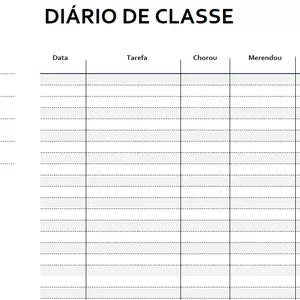 Imagem principal do produto DIÁRIO DE CLASSE