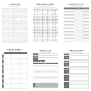 Cover image for Ebook Book Planner For Men - Printable