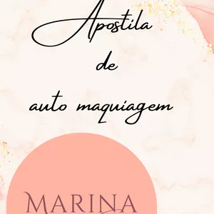 Imagem de capa para o Ebook Apostila de Auto Maquiagem 