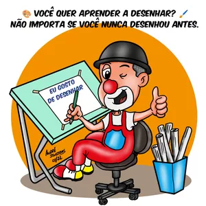 Imagem de Primeiros passos para o desenho em cartoon criado por André Ilustras  na hotmart