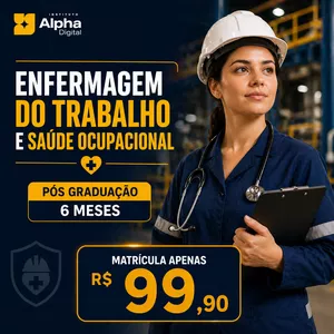 Imagem do curso Enfermagem do trabalho e Saúde Ocupacional