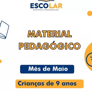 Imagem de capa para o Ebook EscoLAR Material Pedagógico para crianças de 9 e 10 anos