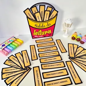 Imagem de capa para o Ebook 🍟 💛 *Recurso Batata da Leitura para trabalhar leitura de frases de sílabas simples* 